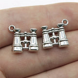 Alloy Antique Telescope Charms 15*15mm 50pcs AAC752