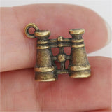 Alloy Antique Telescope Charms 15*15mm 50pcs AAC752