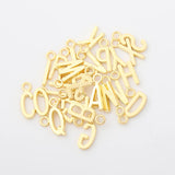 Alphabet Charms Metal Initial A-Z Letter 5pc Pack AAC1198