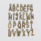 Alphabet Charms Metal Initial A-Z Letter 5pc Pack AAC1198