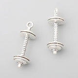 Fitness Dumbbell Charm 50pcs AAC337