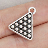 Vintage Table Tennis & Billiards Alloy Charms 16*19mm 50pcs