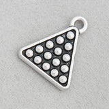 Vintage Table Tennis & Billiards Alloy Charms 16*19mm 50pcs