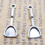 Alloy Spatula Charms Cooking Shovel 7*20mm 100pcs