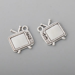 Alloy TV Charms 13*15mm 100pcs AAC1930