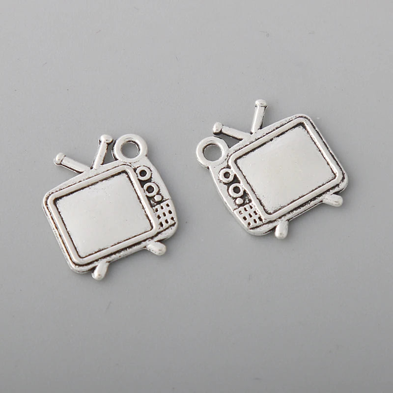 Alloy TV Charms 13*15mm 100pcs AAC1930