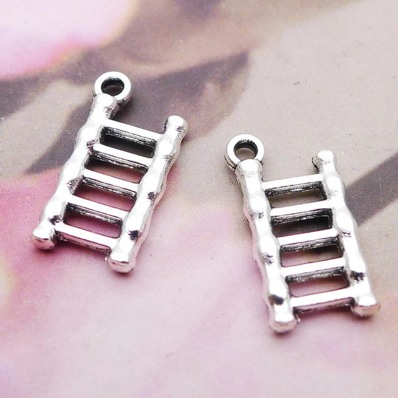 Alloy Ladder Pendant Charms 8x15mm 200pcs AAC445