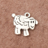 Alloy Lamb Charms Animal Sheep Charms 16*18mm 100pcs AAC1174