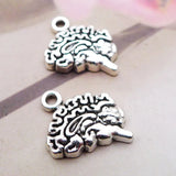 Medical Organ Brain Charms For Nurse Doctor 13*14mm 100pcs