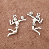 Volleyball Girl Charms Gymnastics Charms 50pcs AAC1600