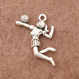 Volleyball Girl Charms Gymnastics Charms 50pcs AAC1600