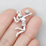 Volleyball Girl Charms Gymnastics Charms 50pcs AAC1600