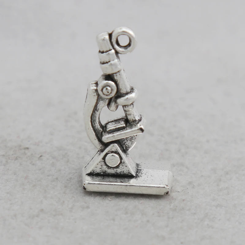 Alloy Microscope Charms for Teacher Doctor 50pcs AAC270