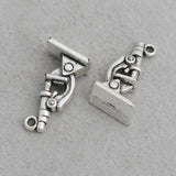 Alloy Microscope Charms for Teacher Doctor 50pcs AAC270