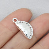 10*22mm Alloy Silver Dumplings Charms 50pcs AAC066