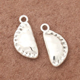 10*22mm Alloy Silver Dumplings Charms 50pcs AAC066