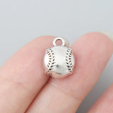 Alloy Baseball Charms Softball Charms 11*15mm 100pcs AAC1833