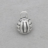 Sporty 3D Softball Baseball Charms 10*15mm 50pcs