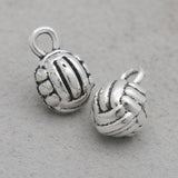 Sporty 3D Softball Baseball Charms 10*15mm 50pcs