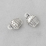 Vintage Sweet Cake Shape Dangle Charms 10*14mm 50pcs