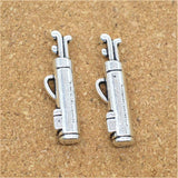 Vintage Silver Golf Bag Charms for Golf Sport 7*24mm 50pcs AAC1365
