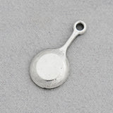 Frying Pan Charms Alloy 10*21mm 100pcs AAC981
