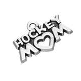 Hockey Mom Alloy Letter Charms Vintage Finding Message Charms Pendant