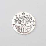 Mad Here Charms Halloween 20mm 50pcs AAC1925