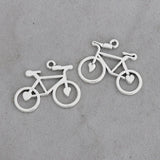Vintage Bike Shape Alloy Pendant Charms 17*20mm 50pcs AAC564
