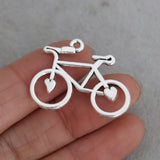 Vintage Bike Shape Alloy Pendant Charms 17*20mm 50pcs AAC564