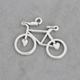 Vintage Bike Shape Alloy Pendant Charms 17*20mm 50pcs AAC564