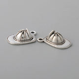 Vintage Cap Charms Alloy Hat Charms 12*17mm 100pcs