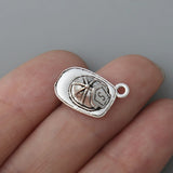 Vintage Cap Charms Alloy Hat Charms 12*17mm 100pcs