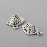Vintage Cap Charms Alloy Hat Charms 12*17mm 100pcs