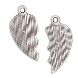 Heart Charms Alloy Message Charms AAC722