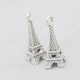 Eiffel Tower Shape Alloy Charms Jewelry Making Charms 100pcs