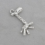 Vintage Giraffe Bangle Making Charms 15*24mm 50pcs