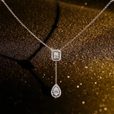 Fashion CZ Pendant Women Necklace Girl's Party Dress Anniversary Gift