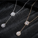 Cubic Zirconia Pendant Necklace Women Accessories