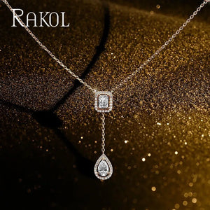 Cubic Zirconia Pendant Necklace Women Accessories