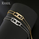 Crystal Beads Boho Bracelet Zirconia Stylish Anniversary Gift