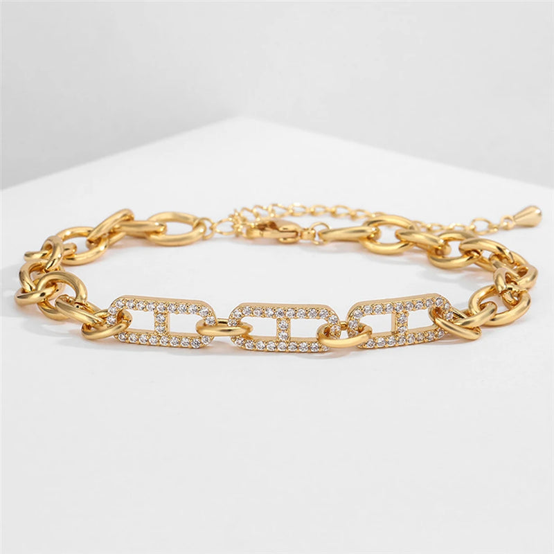 Crystal Beads Boho Bracelet Zirconia Stylish Anniversary Gift