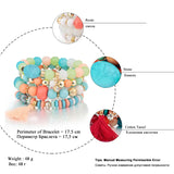 Bohemian Women Bracelet Tassel Charm Bangles Set
