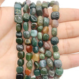 Natural Indian Carnelian Irregular Gravel Beads for Jewelry Making