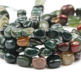 Natural Indian Carnelian Irregular Gravel Beads for Jewelry Making