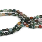 Natural Indian Carnelian Irregular Gravel Beads for Jewelry Making