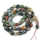 Natural Indian Carnelian Irregular Gravel Beads for Jewelry Making