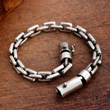 European American Personality Bolt Bracelet Buckle Men's Ring Retro Couple