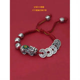 RD Temperament Pixiu Bracelet Retro Hand-woven Money More Than Hand Rope