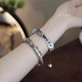 RD Temperament Pixiu Bracelet Retro Hand-woven Money More Than Hand Rope